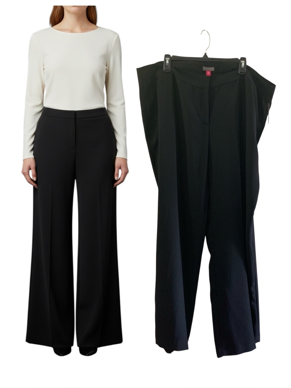 Vince Camuto Flat Front Wide Leg Dress Pant NWT Size 20W MSRP $99